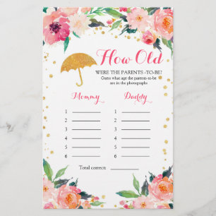 Lámina Floral dorada de abril duerme cuán viejos eran los