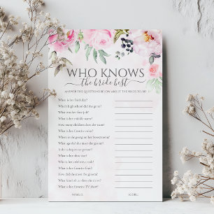 Lámina Floral que conoce el mejor juego de ducha de novia