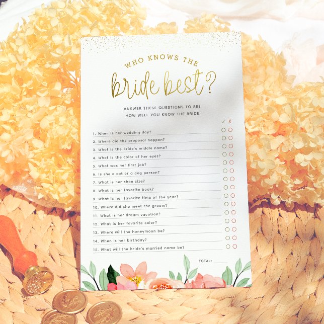 Lámina Floral que conoce el mejor juego de ducha de novia (Subido por el creador)