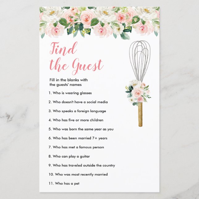 Lámina Floral rosa pronto para ser sacudida Encuentra el  (Anverso)