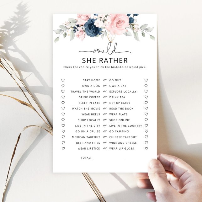 Lámina Floral ruidosa marina ¿Prefiere un juego de novias (Subido por el creador)