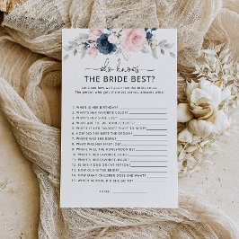 Lámina Floral ruidosa marina Quién conoce el mejor juego 