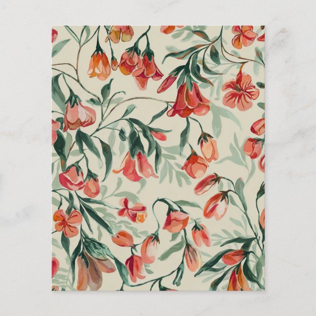 Lámina Flores 1 (Anverso)