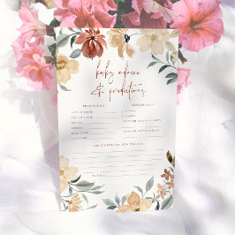 Lámina Flores acuáticas Juego de consejos y predicción pa