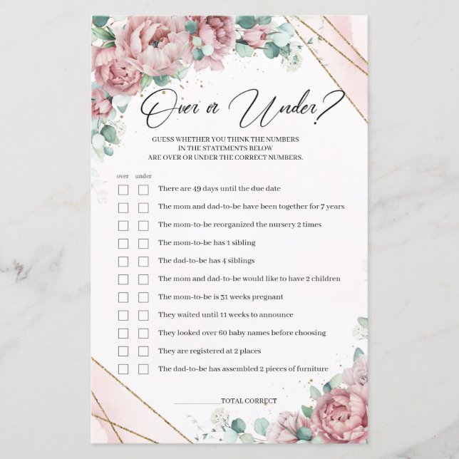 Lámina Flores bohemias imitan el oro durante o debajo del (Anverso)