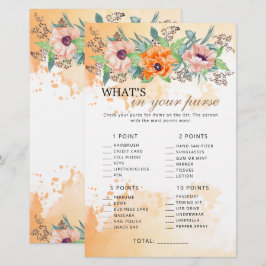 Lámina Flores de amapola que hay en tu juego de bolsos