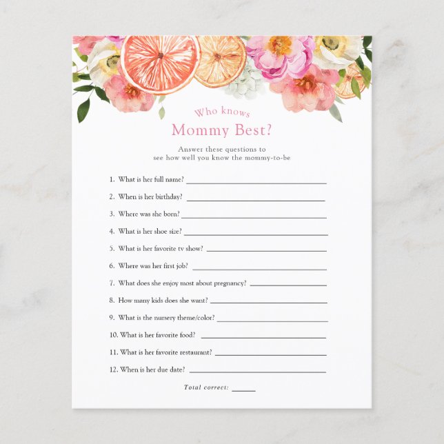 Lámina Flores de cítricos rosados que conocen mejor a mam (Anverso)