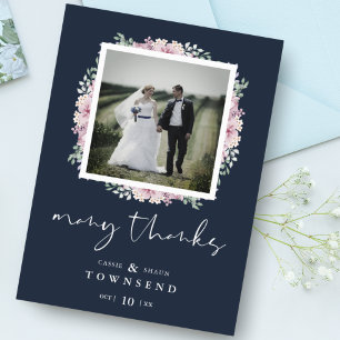 Lámina Flores de color rosa de la tipografía moderna de l