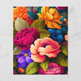 Lámina Flores de colores