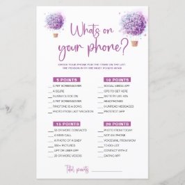 Lámina Flores de globo acuático | Qué hay en tu teléfono