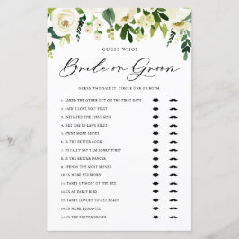 Lámina Flores de invierno blancas adivinan quién es la no