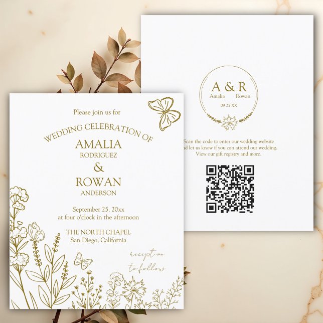 Lámina Flores de prado Blancas  Presupuesto de boda de or (Subido por el creador)