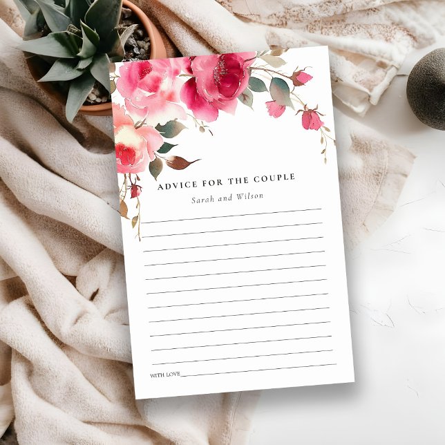 Lámina Flores de rosa rosado rojas Boho Consejo de ducha  (Subido por el creador)