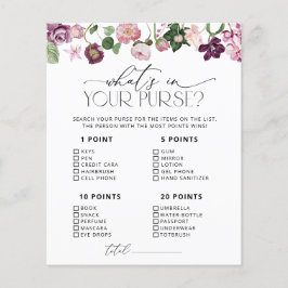 Lámina Flores moradas y rosas que hay en tu juego de bols