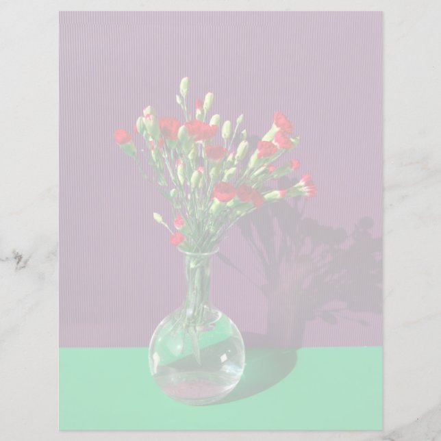 Lámina Flores | Róquet de la Carantera Roja (Anverso)