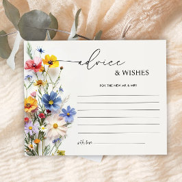 Lámina Flores silvestres: consejos y deseos para la ducha