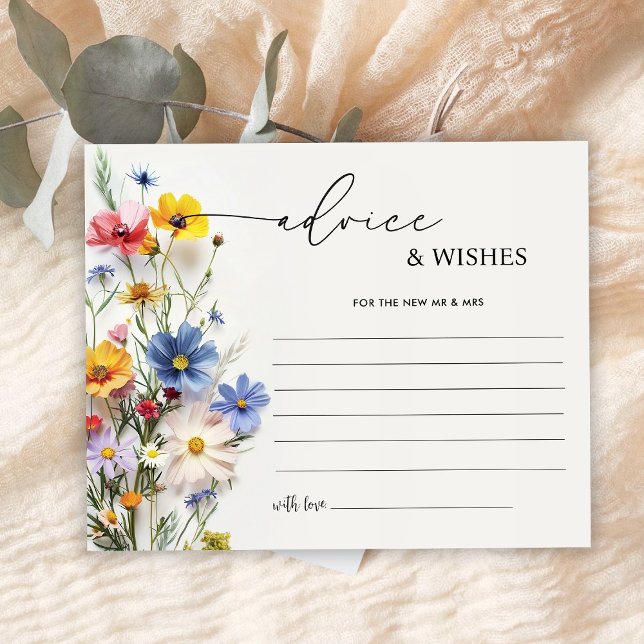 Lámina Flores silvestres: consejos y deseos para la ducha (Subido por el creador)