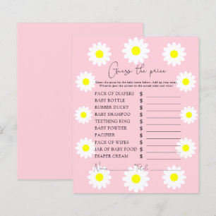 Lámina Flores silvestres Daisy - Juego de adivinanzas de