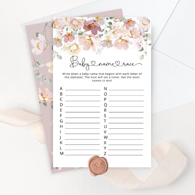 Lámina Flores silvestres de sangre bebé nombre raza bebé  (Subido por el creador)