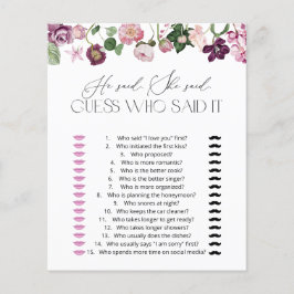 Lámina Flores Silvestres Dijo Que Dijo Que Había Jugado A