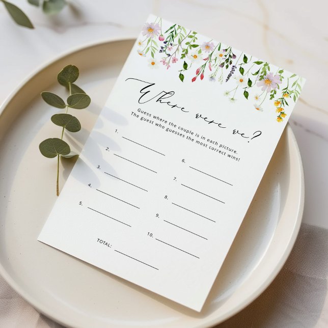 Lámina Flores silvestres ¿Dónde estábamos los juegos de d (Subido por el creador)