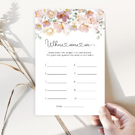 Lámina Flores silvestres ¿Dónde estábamos los juegos de d