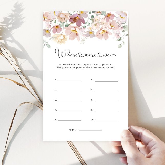 Lámina Flores silvestres ¿Dónde estábamos los juegos de d (Subido por el creador)