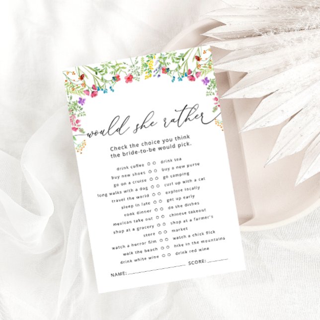 Lámina Flores Silvestres Prefiere Un Juego De Ducha De No (Subido por el creador)