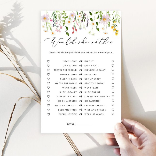 Lámina Flores silvestres Prefiere un juego de ducha de no (Subido por el creador)