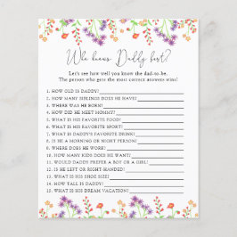 Lámina Flores silvestres que conoce mejor a DADDY