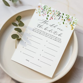 Lámina Flores silvestres ¿Qué edad tenía la novia para ju