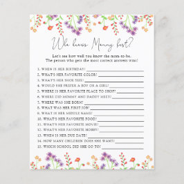 Lámina Flores silvestres que mejor conoce a MOMMY