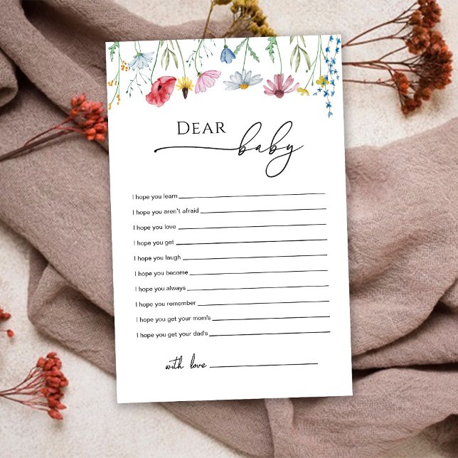 Lámina Flores silvestres Queridos deseos para el juego de (Subido por el creador)