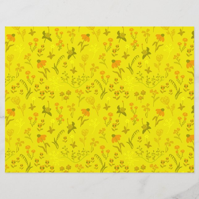 Lámina Flores Sunny Meadow (Anverso)