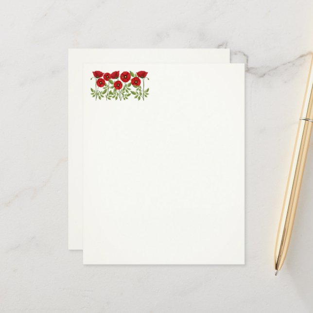 Lámina Flores veraniegas alegres con adormidera (Anverso/Reverso In Situ)