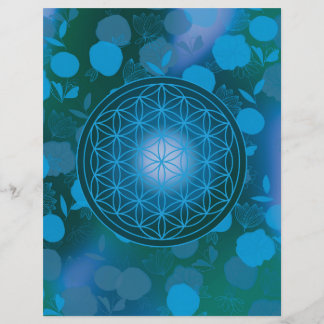 Lámina flower of life, chakra,zen,sacred geometric,