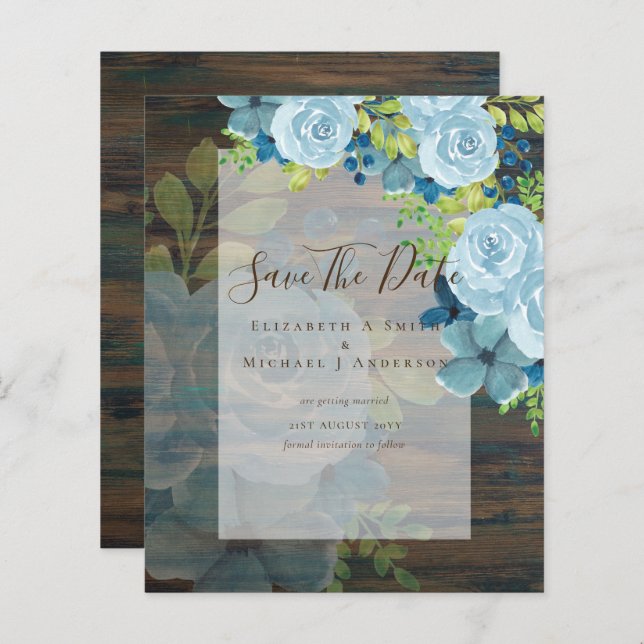 LÁMINA FLUJOS AZULES DOSTILES GUARDAR FECHAS - PRESUPUEST (Anverso / Reverso)