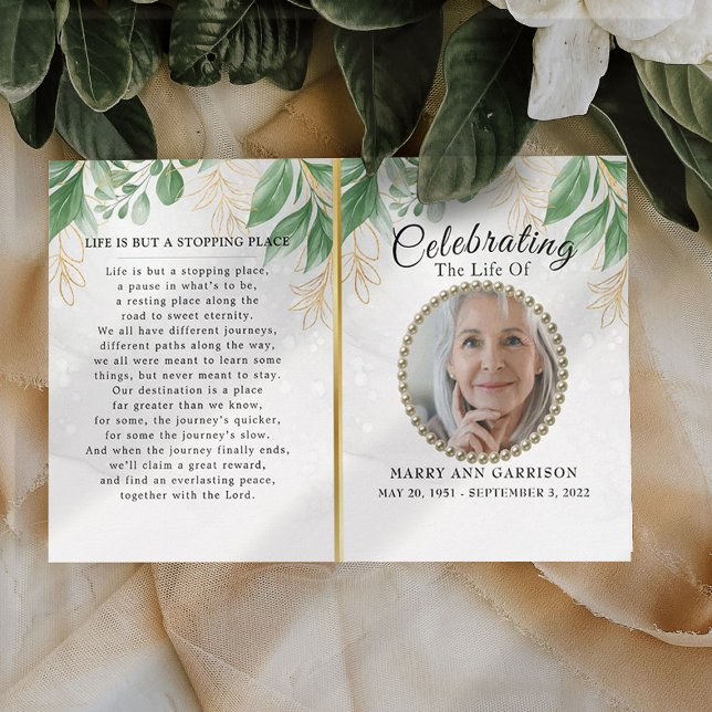 Lámina Foliage Greenery Photo Life Celebration Program (Subido por el creador)