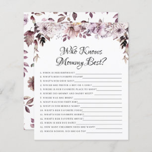 Lámina Foliage morado que conoce juegos de mami