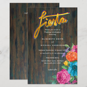 Lámina Folkart Flower Fiesta Wedting Boda