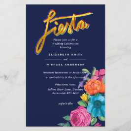 Lámina Folkart Flower Fiesta Wedting Boda