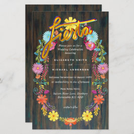 Lámina Folkart Flower Fiesta Wedting Boda