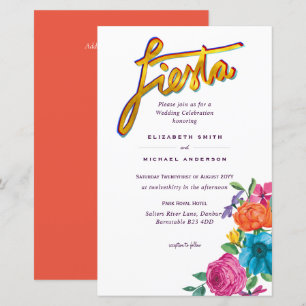 Lámina Folkart Flower Fiesta Wedting Boda