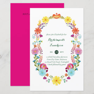 Lámina Folkart Flower Fiesta Wedting Boda