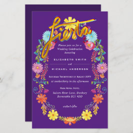 Lámina Folkart Flower Fiesta Wedting Boda