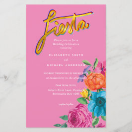 Lámina Folkart Flower Fiesta Wedting Boda
