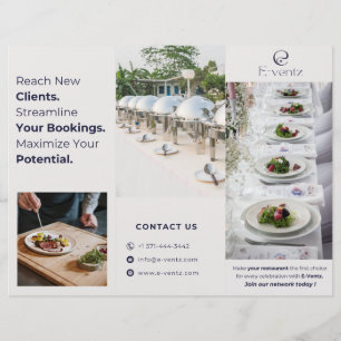 Lámina Folletos de eventos de marketing profesional