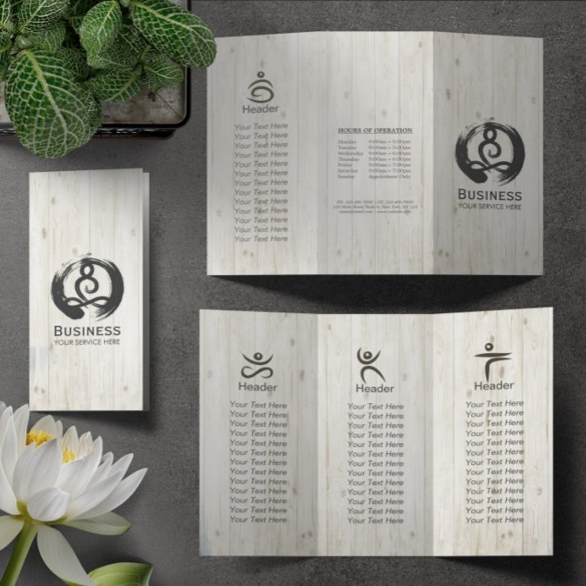 Lámina Folletos de Masaje de Yoga Triple Fold Postura de  (Subido por el creador)