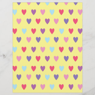 Lámina Fondo amarillo con corazón