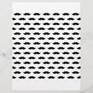 Lámina Fondo de Bigote Negro